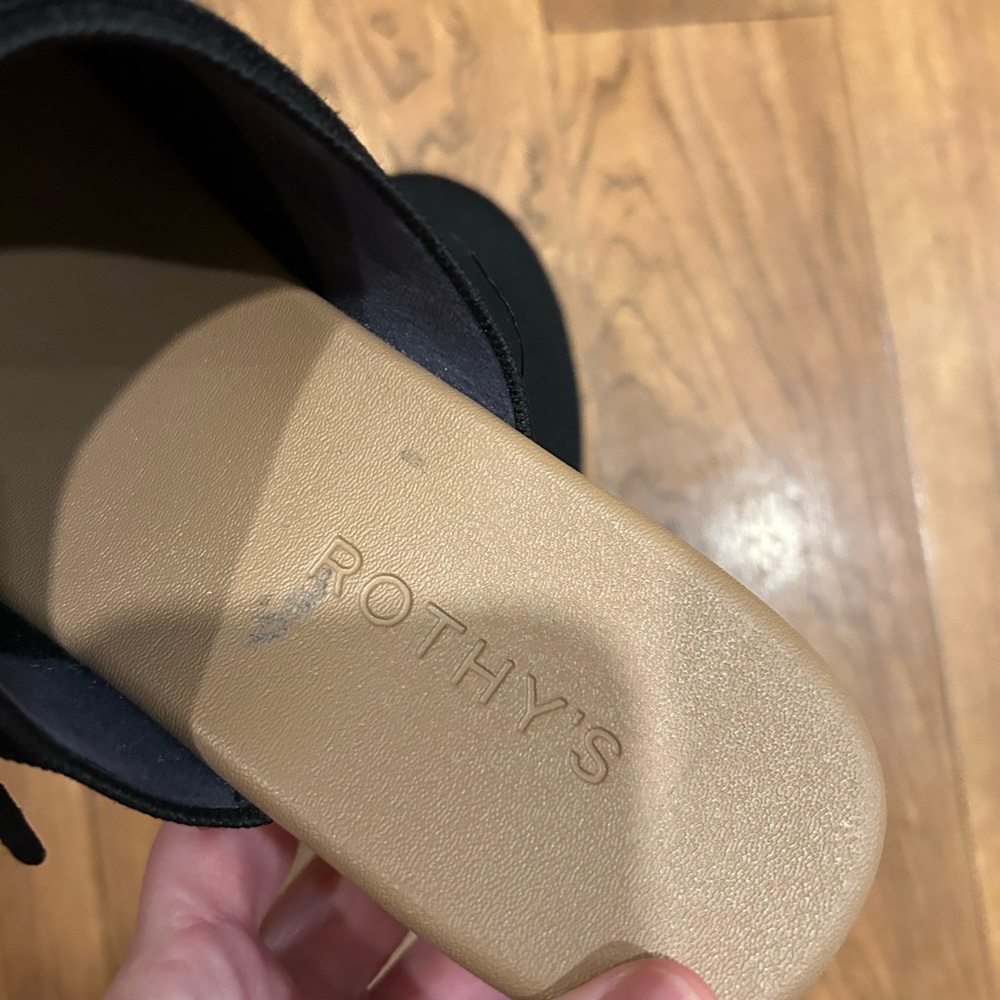 Rothy’s Soft Black Buckle Clog - Picture 2 of 6